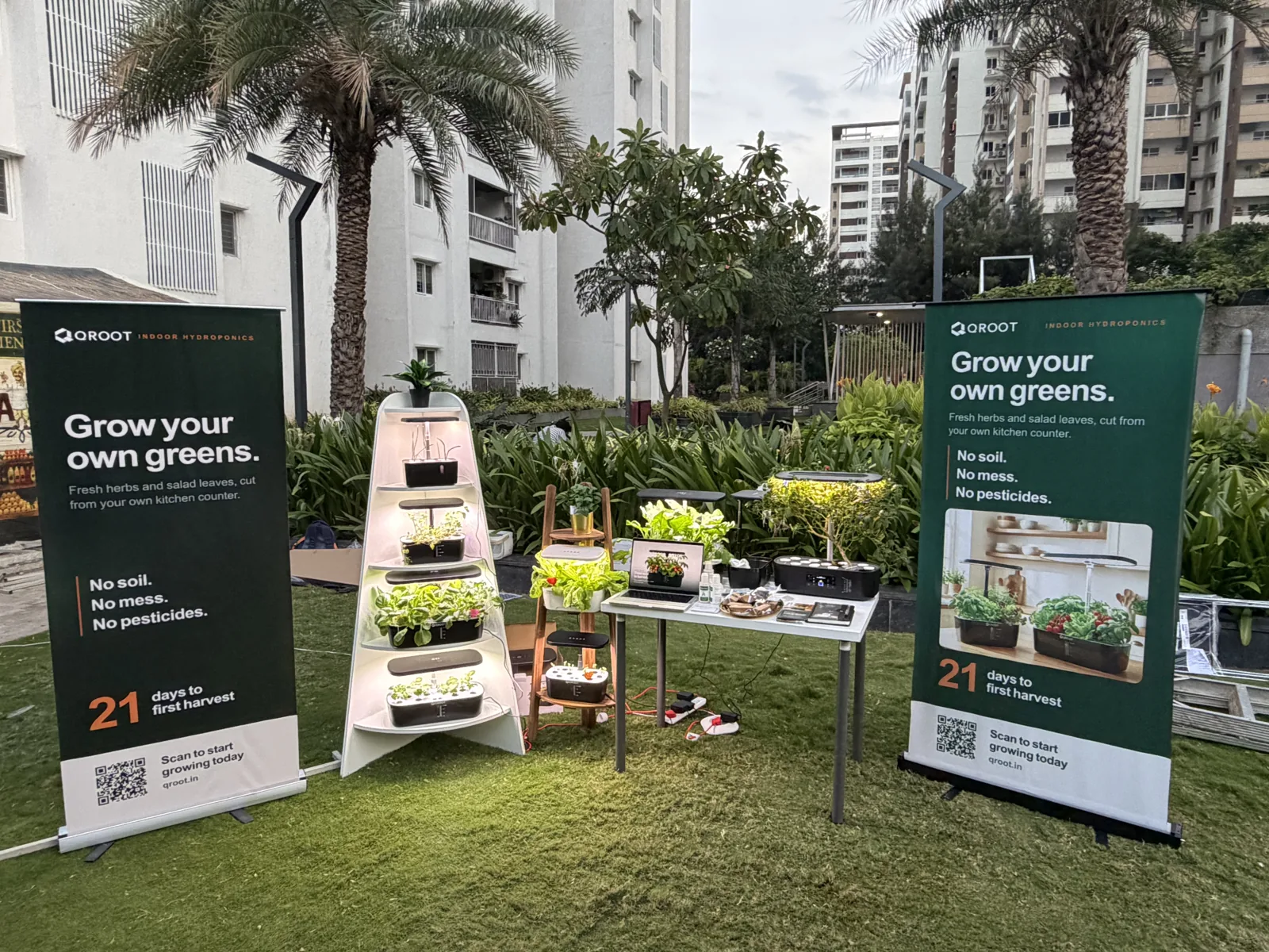 QROOT stall at MyHome Tarakshya